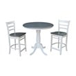 International Concepts Solid Wood White 36