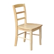 Madrid Ladderback Dining Chair in Natural (Set of 2)