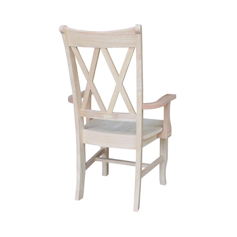 Unfinished x outlet back dining chairs