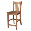 San Remo Solid Wood Counter Height Stool - 24