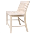 Armless Solid Wood Ava Tall Bench with a Seat Height of 24