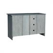 Entertainment/TV Stand with Open Shelves and 2 Doors in Gray - 48