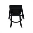 International Concepts Solid Wood Emily Counter Height Stool in Black
