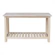 International Concepts Surrey Solid Wood Console/Sofa Table - Unfinished