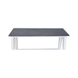Surrey Solid Wood Console/Sofa Table in White/Heather Gray