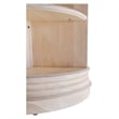 International Concepts Library Round Solid Wood End Table - Unfinished