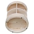 International Concepts Library Round Solid Wood End Table - Unfinished