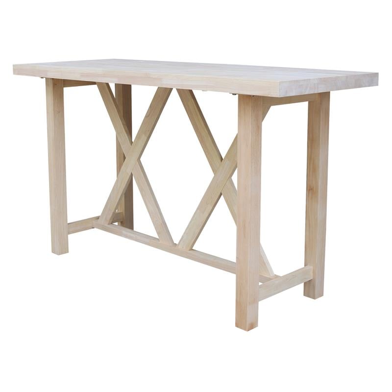 Bar Height Table With 2 Ladder Back Swivel Bar Stools - 30 in. Seat Height