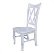 International Concepts Double XX Back Unfinished Wood Chair