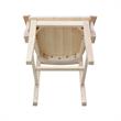 International Concepts Ava Unfinished Wood Arm Chair