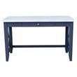 International Concepts Hampton Blue and Antiqued Chalk Wood Desk