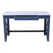 International Concepts Hampton Blue and Antiqued Chalk Wood Desk