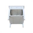 International Concepts Spencer White Wood End Table in White