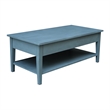 International Concepts Spencer Blue Wood Coffee Table