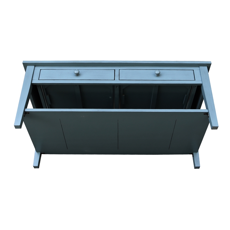 International Concepts Spencer Blue Wood Coffee Table