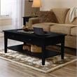 International Concepts Spencer Black Wood Coffee Table
