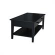 International Concepts Spencer Black Wood Coffee Table