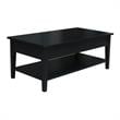 International Concepts Spencer Black Wood Coffee Table