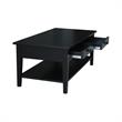 International Concepts Spencer Black Wood Coffee Table