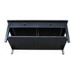 International Concepts Spencer Black Wood Coffee Table