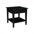 International Concepts Spencer Black Wood End Table