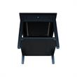 International Concepts Spencer Black Wood End Table