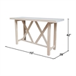 International Concepts Bar Height Natural Unfinished Wood Table