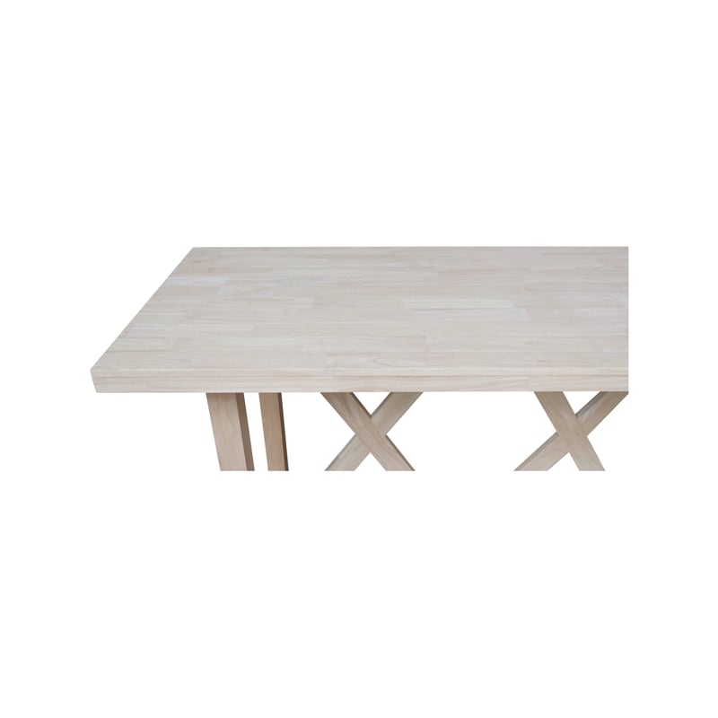 International Concepts Bar Height Natural Unfinished Wood Table