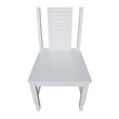 International Concepts Seaside Solid Wood Chairs in White - Set of 2