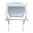 International Concepts Seaside Solid Wood Chairs in White - Set of 2