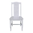 International Concepts Seaside Solid Wood Chairs in Antique Chalk - Set of 2