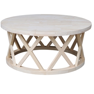 round ceylon coffee table