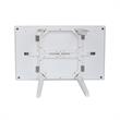 International Concepts Small Solid Wood Dropleaf Table in White