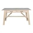 International Concepts Serendipity Wood Desk with 2 Drawers