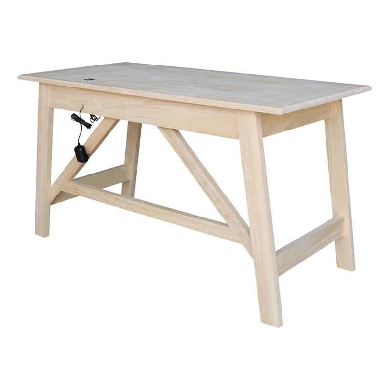 International Concepts Serendipity Wood Desk with 2 Drawers