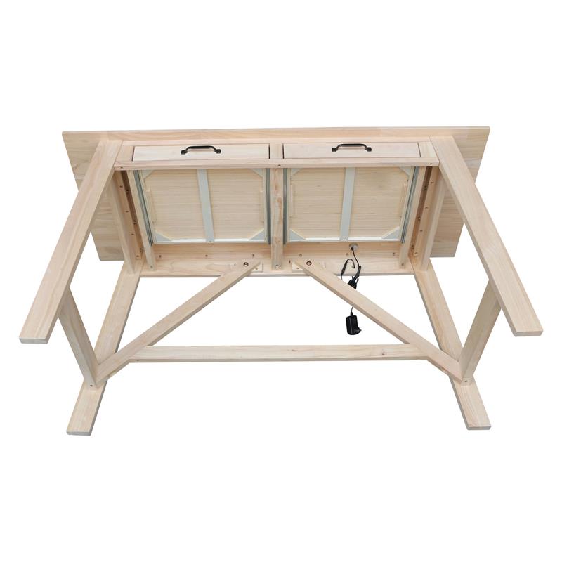 International Concepts Serendipity Wood Desk with 2 Drawers
