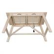 International Concepts Serendipity Wood Desk with 2 Drawers