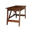 International Concepts Serendipity Espresso Wood Desk with 2 Drawers