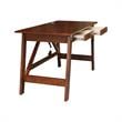 International Concepts Serendipity Espresso Wood Desk with 2 Drawers