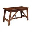International Concepts Serendipity Espresso Wood Desk with 2 Drawers