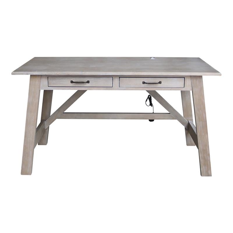 International Concepts Serendipity Wood Desk with 2 Drawers