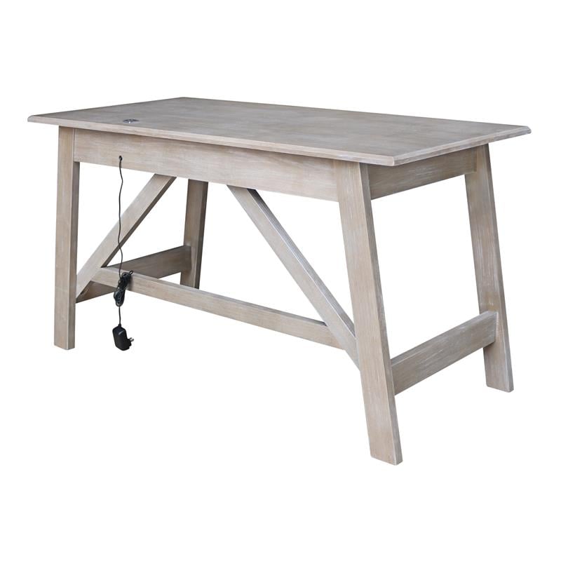 International Concepts Serendipity Wood Desk with 2 Drawers
