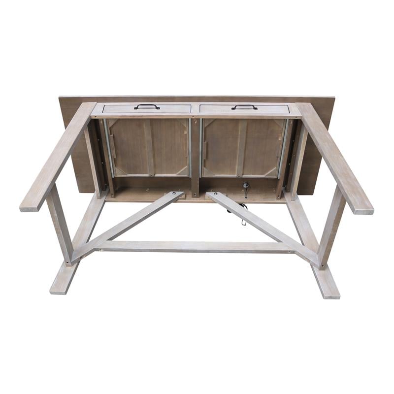 International Concepts Serendipity Wood Desk with 2 Drawers