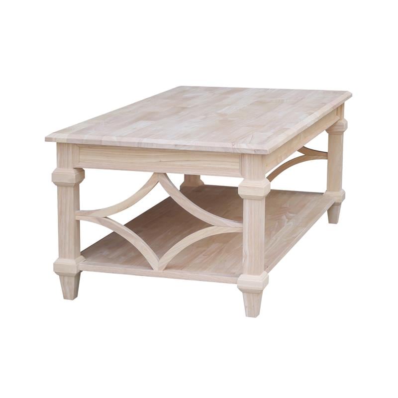 International Concepts Josephine Solid Wood Coffee Table