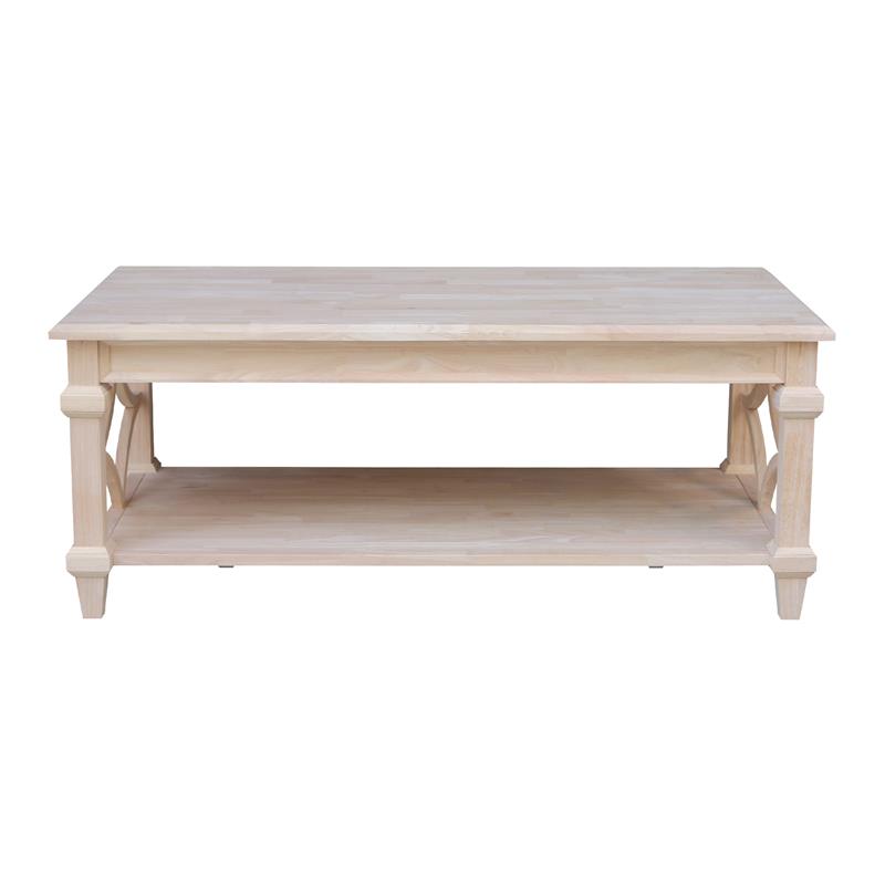International Concepts Josephine Solid Wood Coffee Table