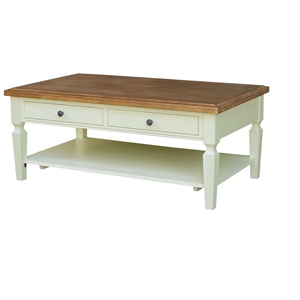 vista solid wood coffee table