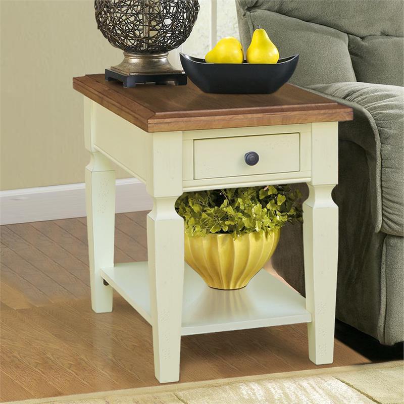 International Concepts Vista Solid Wood End Table