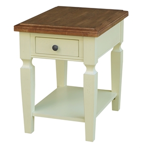 International Concepts Vista Solid Wood End Table