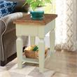 International Concepts Vista Solid Wood Side Table