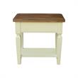 International Concepts Vista Solid Wood Side Table